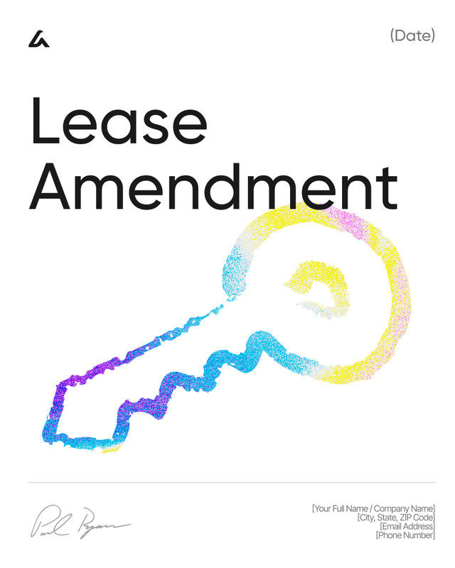 Lease Amendment Template: Revised Terms and Rent Changes