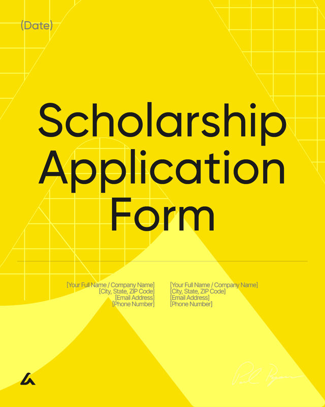 Scholarship Application Form Template: Eligibility & Essays