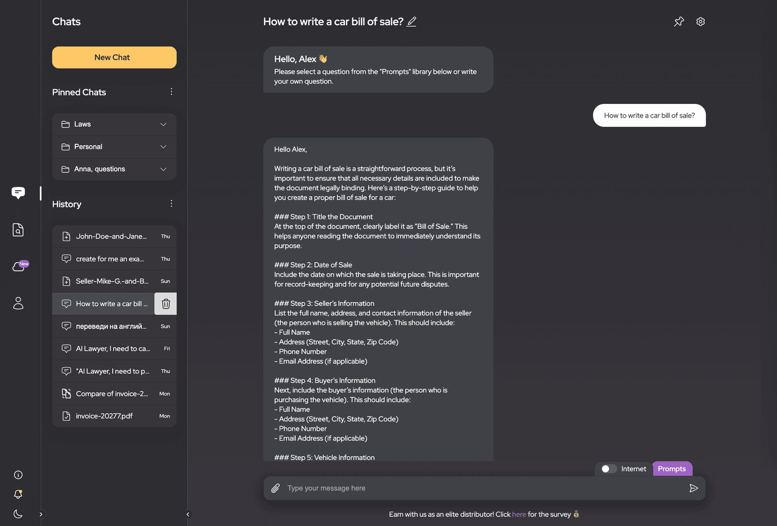 AI Lawyer helps peaople to get help 
