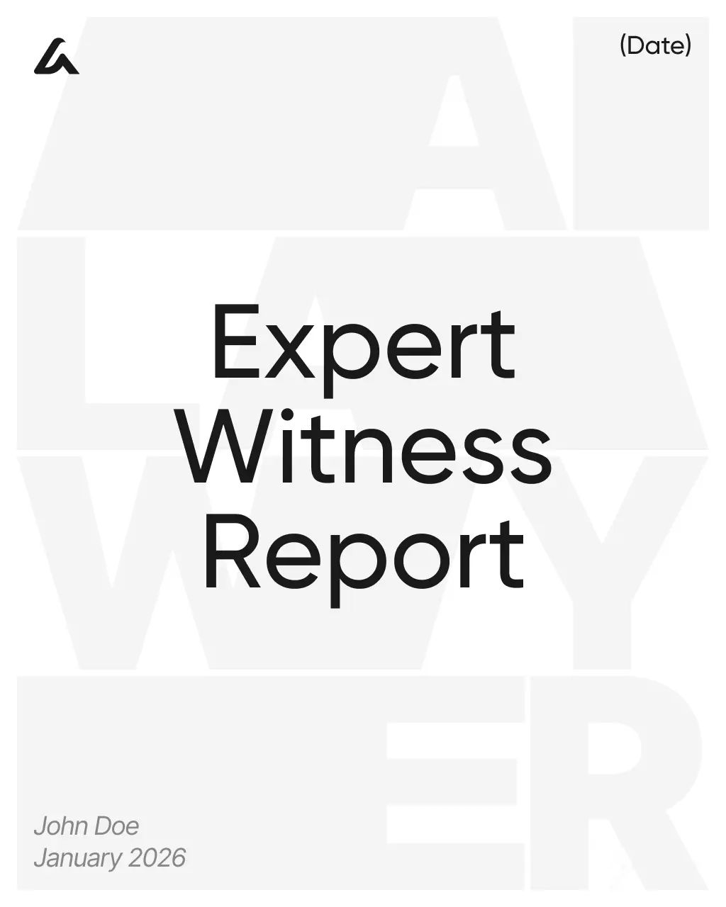Expert Witness Report