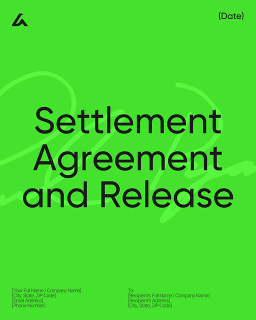 Settlement Agreement and Release