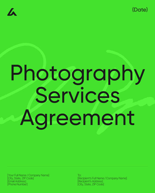 Photography Services Agreement