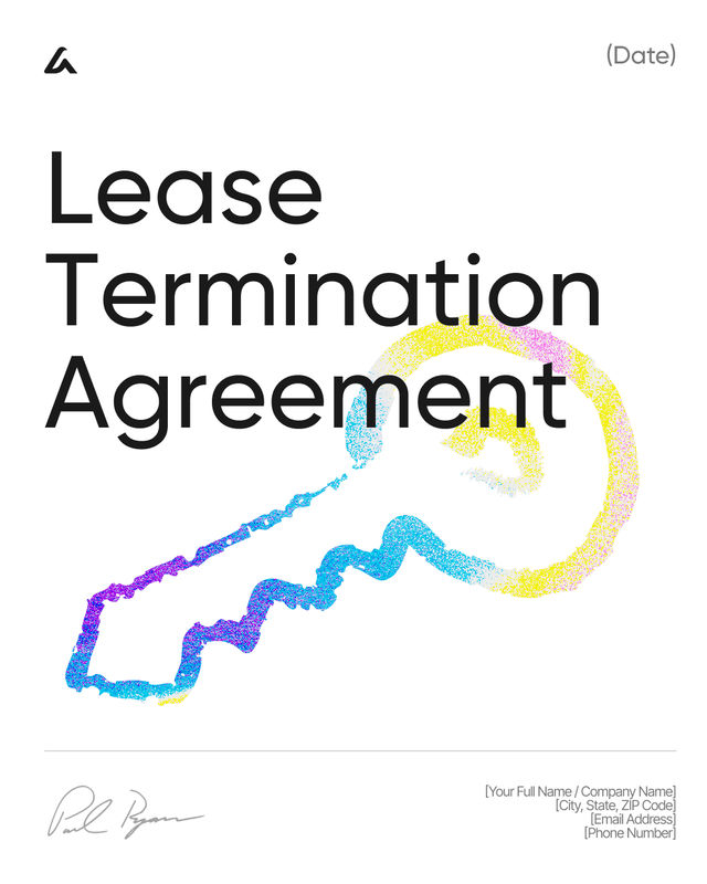 Lease Termination Agreement Template: End & Release Terms
