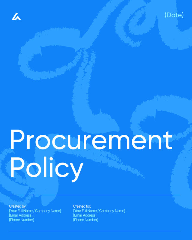Procurement Policy Template: Rules, Approvals & Compliance