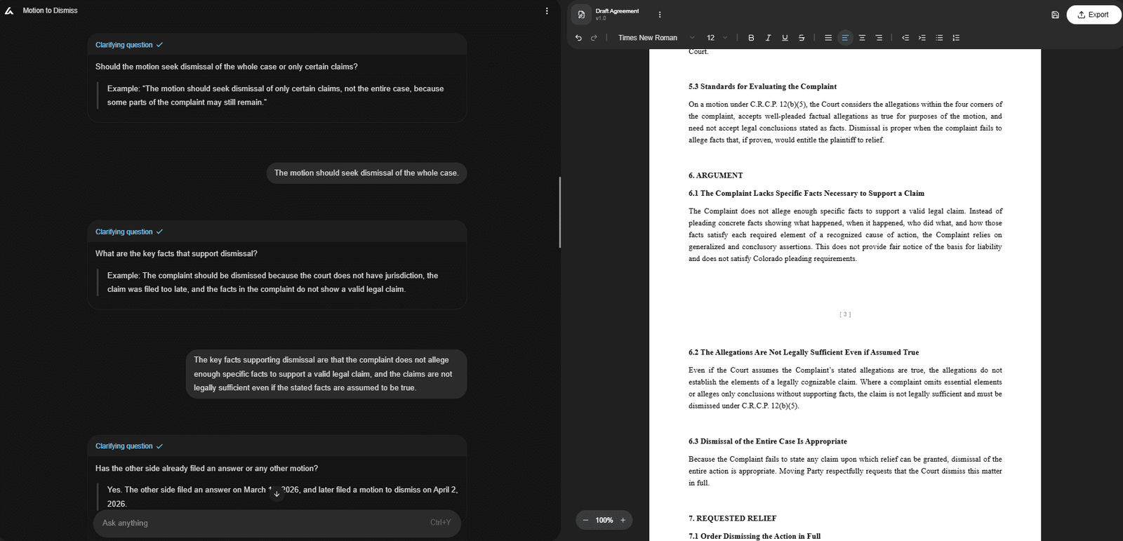 Motion to Dismiss: Practical Guide (Free Download + AI Generator)