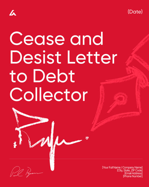 Cease and Desist Letter to Debt Collector