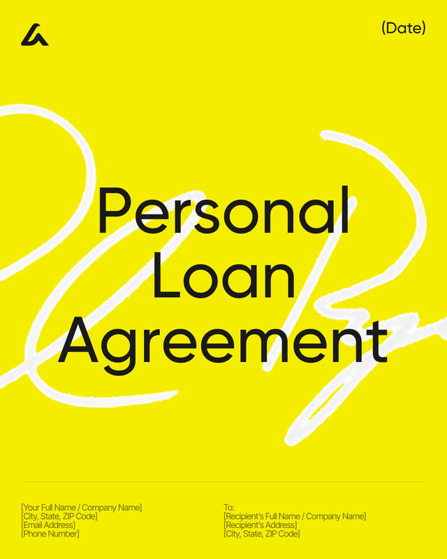 Personal Loan Agreement Template: Interest and Repayment