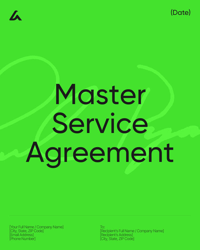 Master Service Agreement Template: Fees and Liability Terms