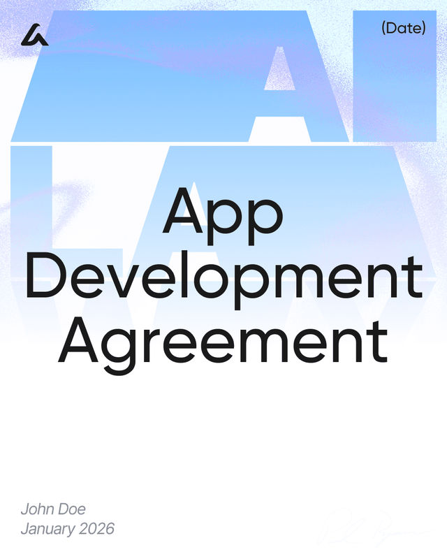 App Development Agreement Template: Scope, Milestones & IP