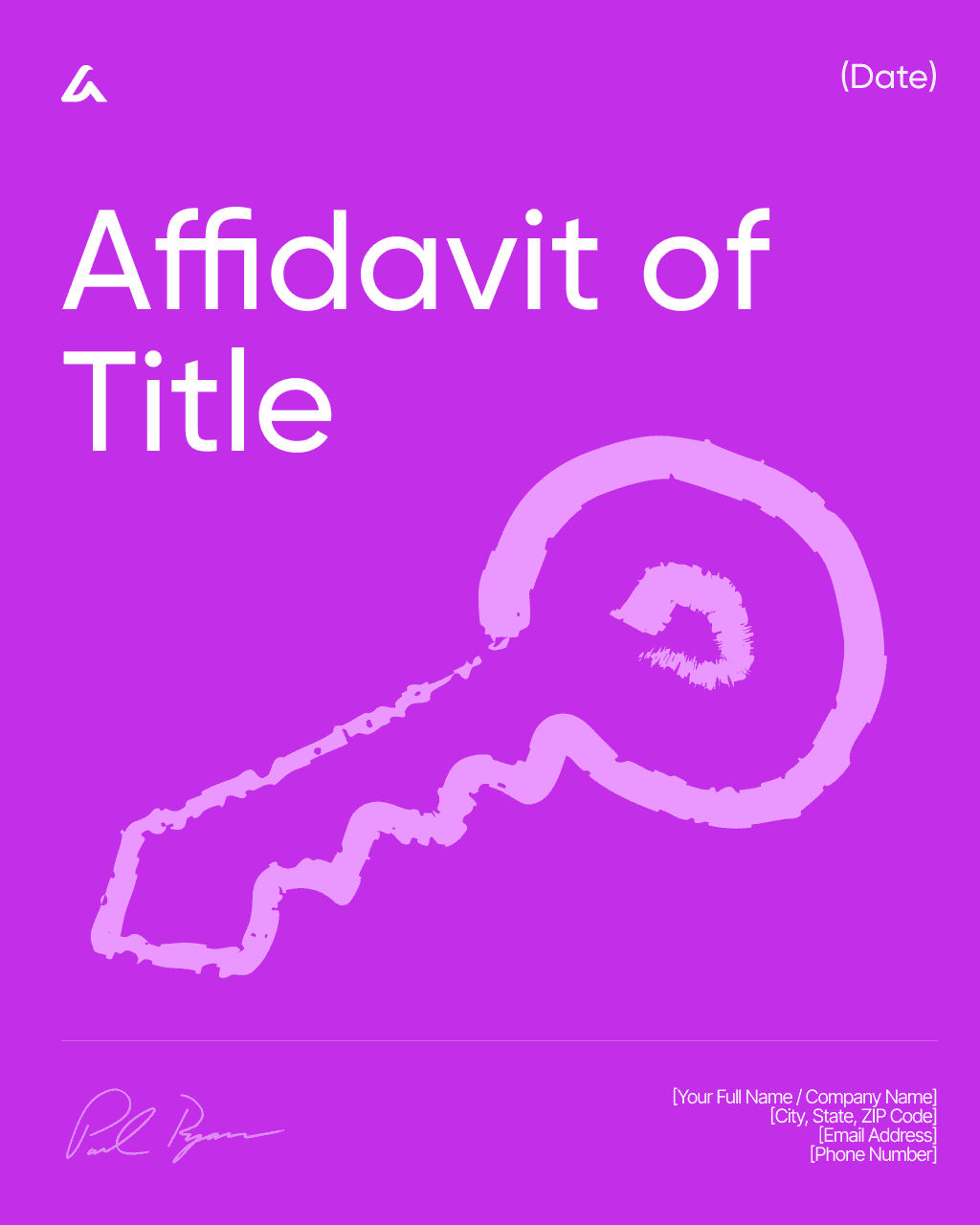Affidavit of Title