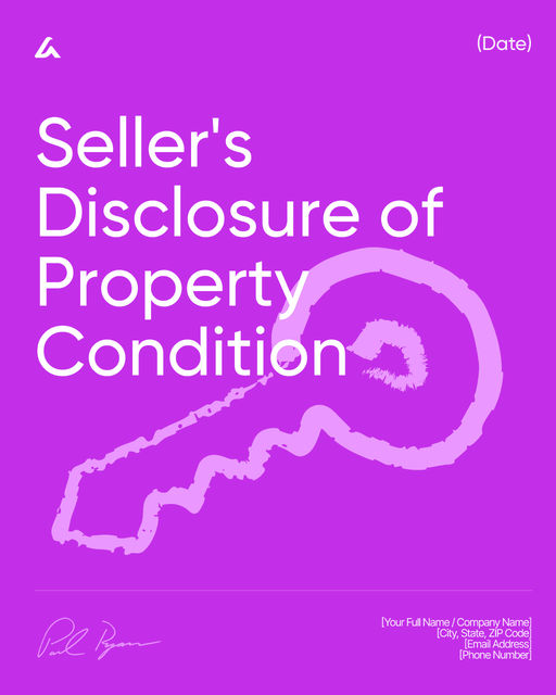 Seller's Disclosure of Property Condition