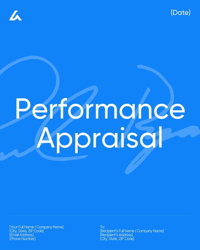 Performance Appraisal Template