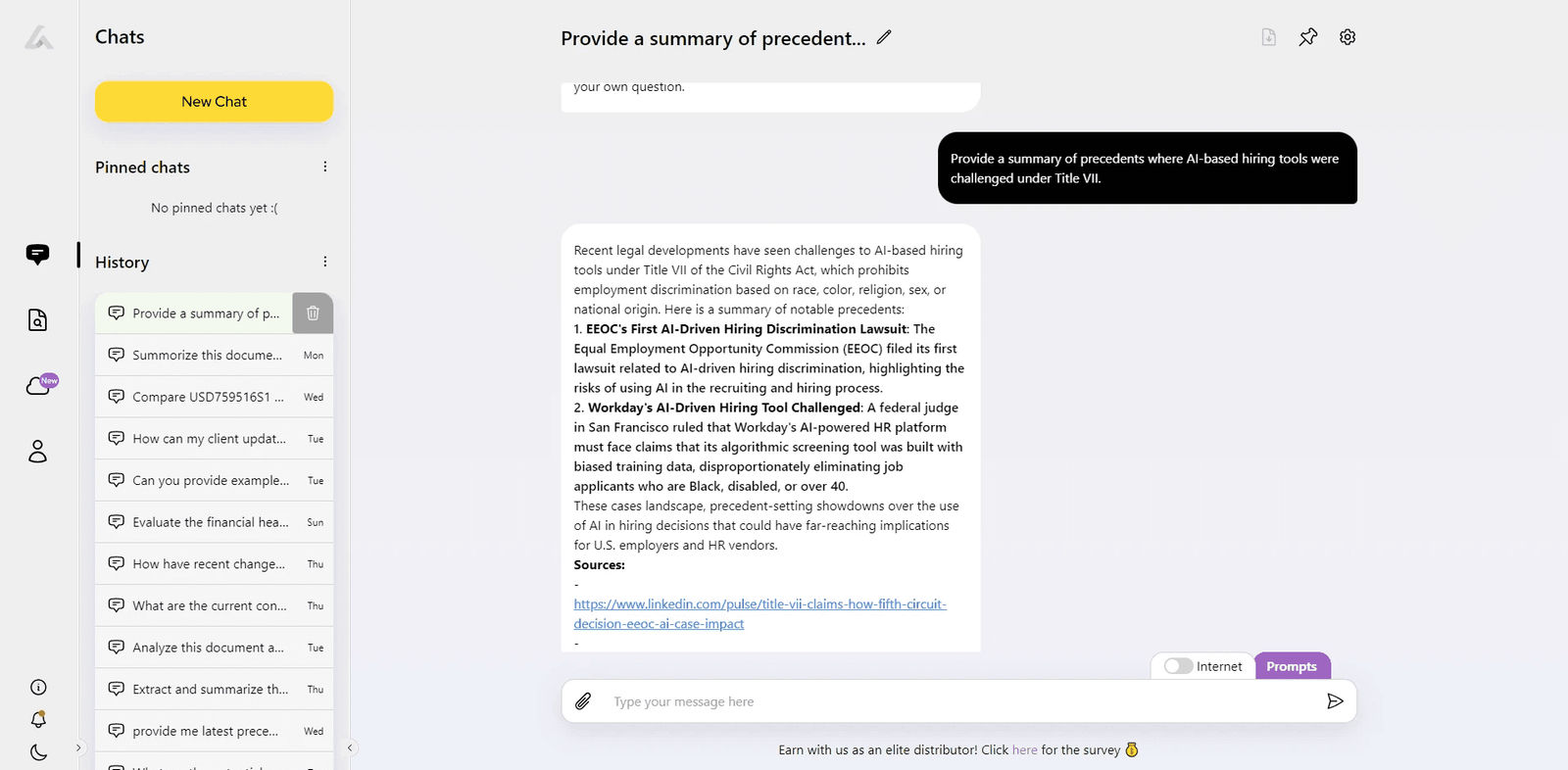 Tackling Employment Dispute Resolution Cases with AI Lawyer