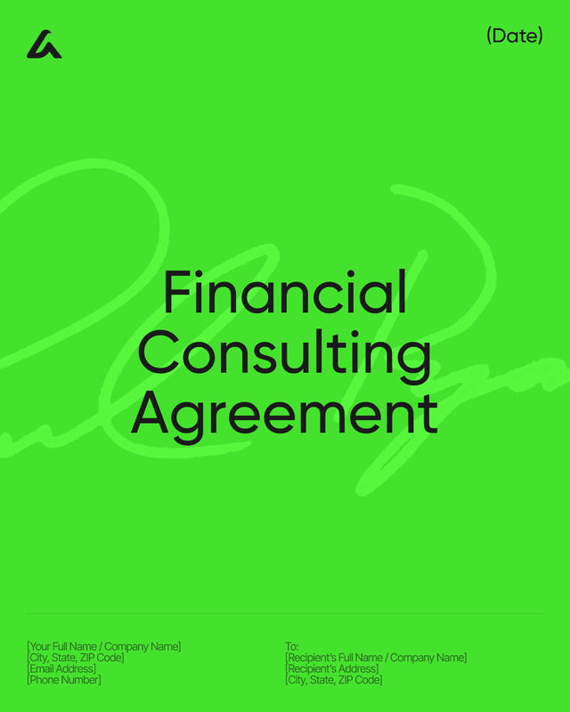 Financial Consulting Agreement Template: Services and Fees