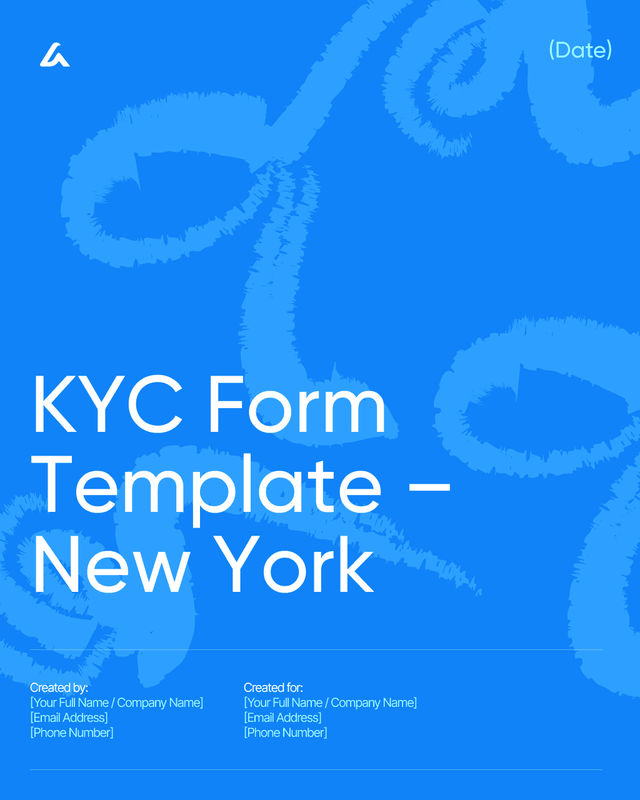 KYC Form Template: Verification & Compliance – New York