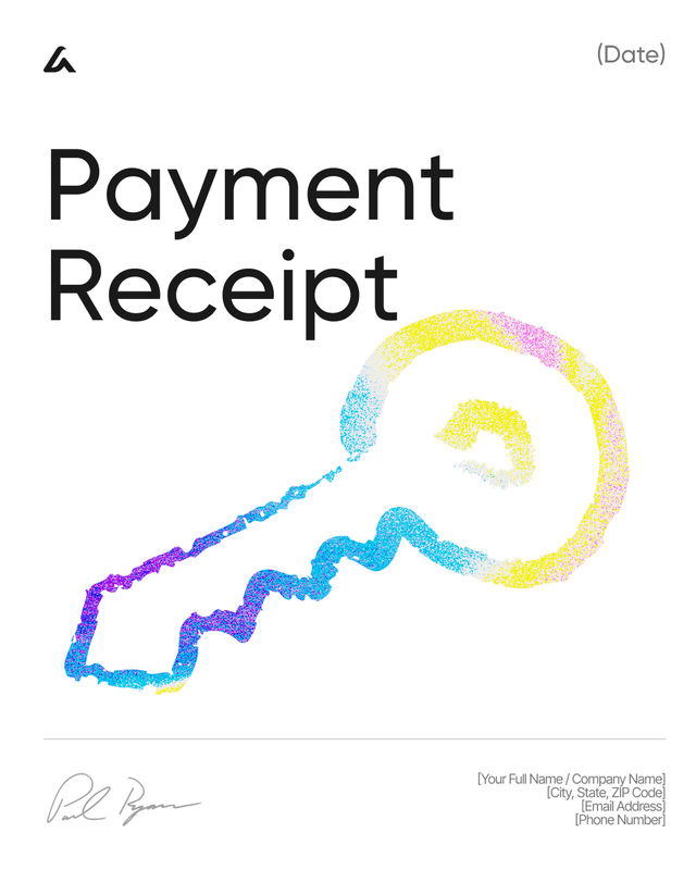 Payment Receipt Template: Proof of Payment & Recordkeeping