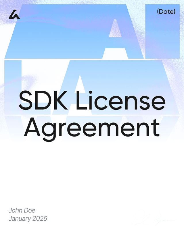 SDK License Agreement Template: Rights, Restrictions & Fees