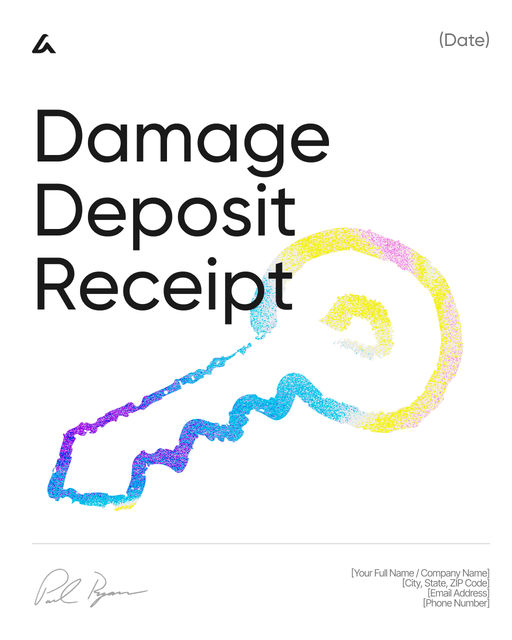 Damage Deposit Receipt