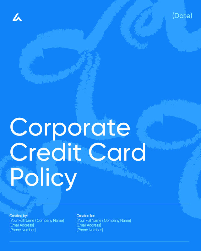 Corporate Credit Card Policy Template: Spending Rules Guide