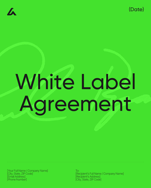White Label Agreement Template: Branding, IP and Support