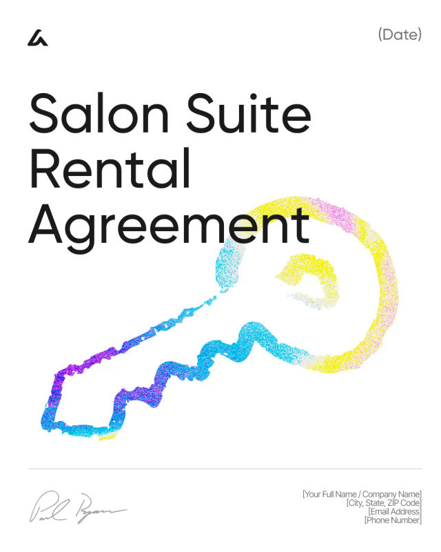 Salon Suite Rental Agreement Template