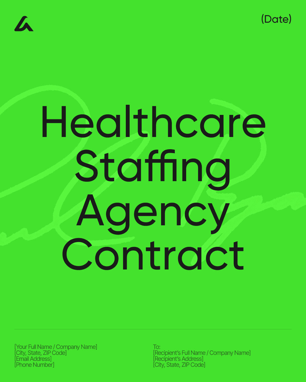 Healthcare Staffing Agency Contract
