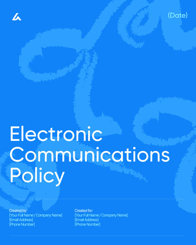 Electronic Communications Policy Template: Email & Chat