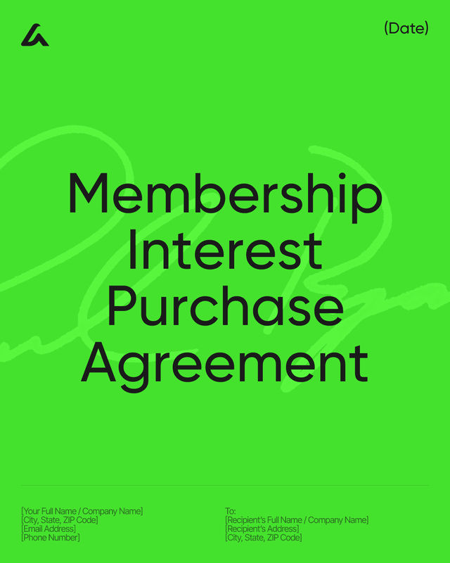 Membership Interest Purchase Agreement: Transfer & Price