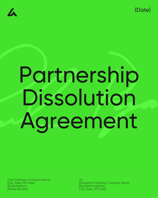 Partnership Dissolution Agreement