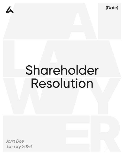 Shareholder Resolution
