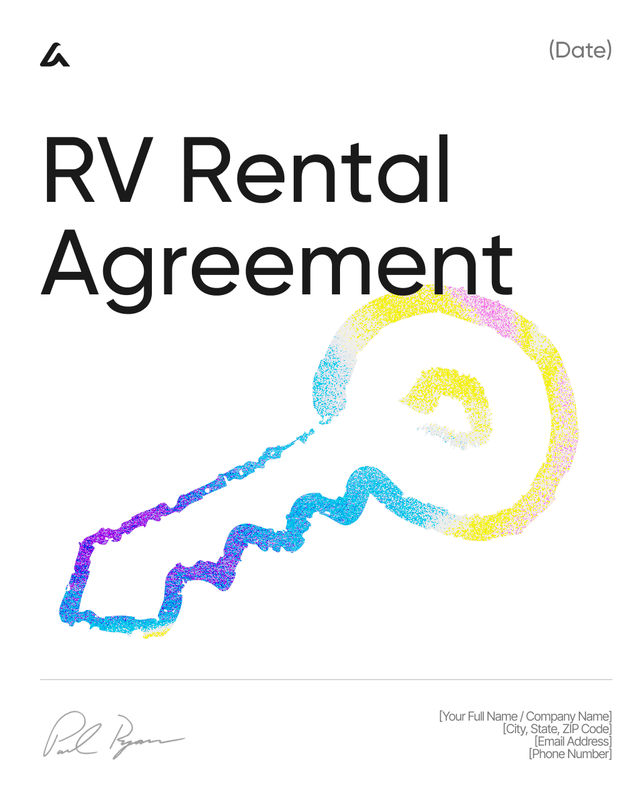 RV Rental Agreement Template: Rates, Liability & Use Terms
