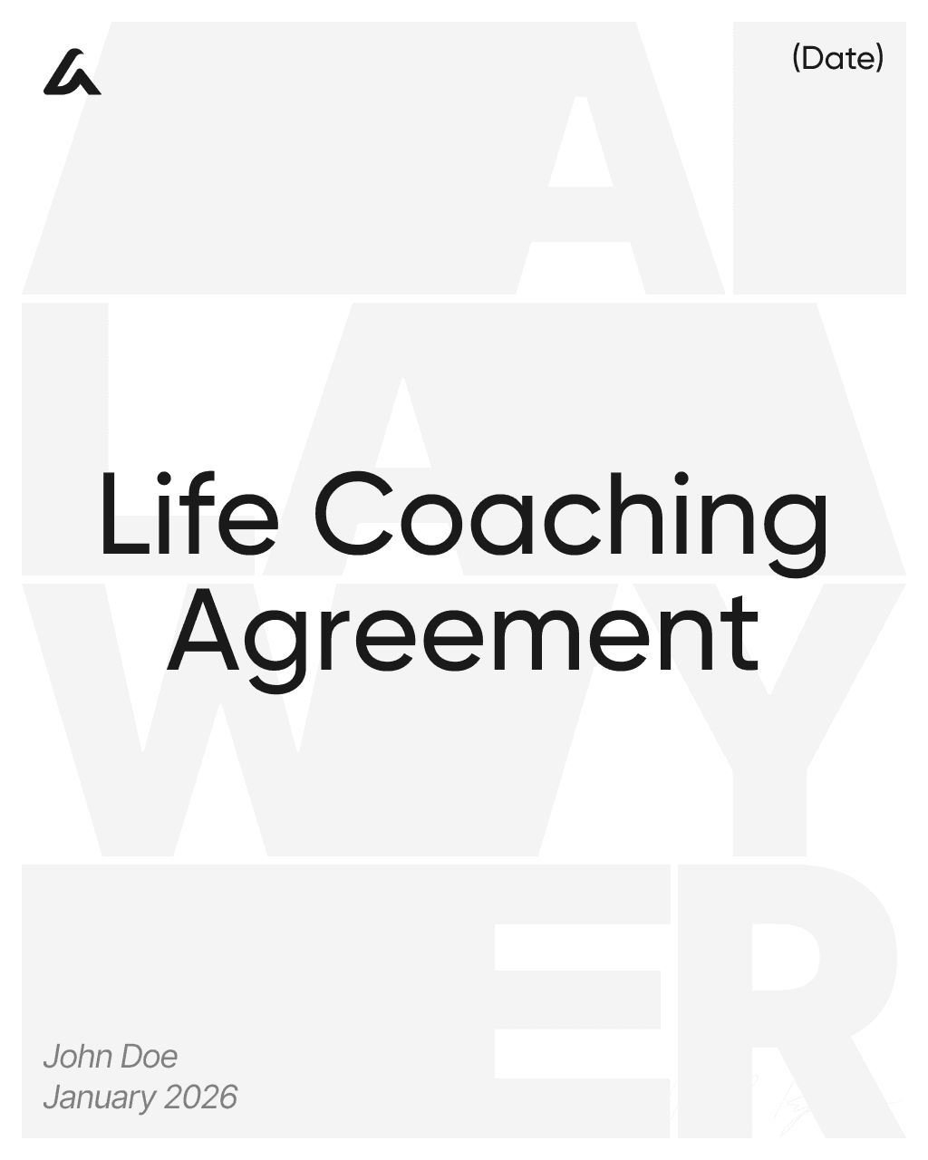 Life Coaching Agreement
