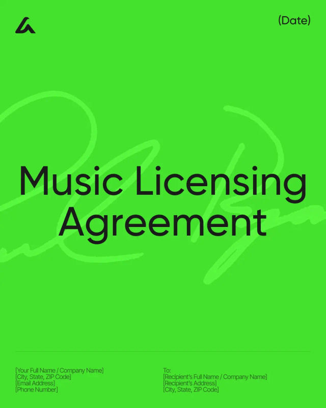 Music Licensing Agreement Template