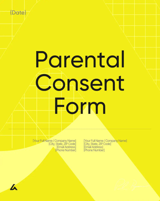 Parental Consent Form Template