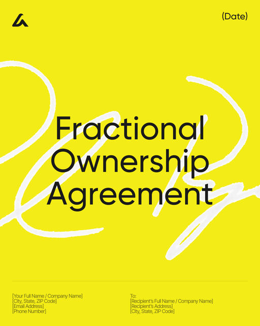 Fractional Ownership Agreement 