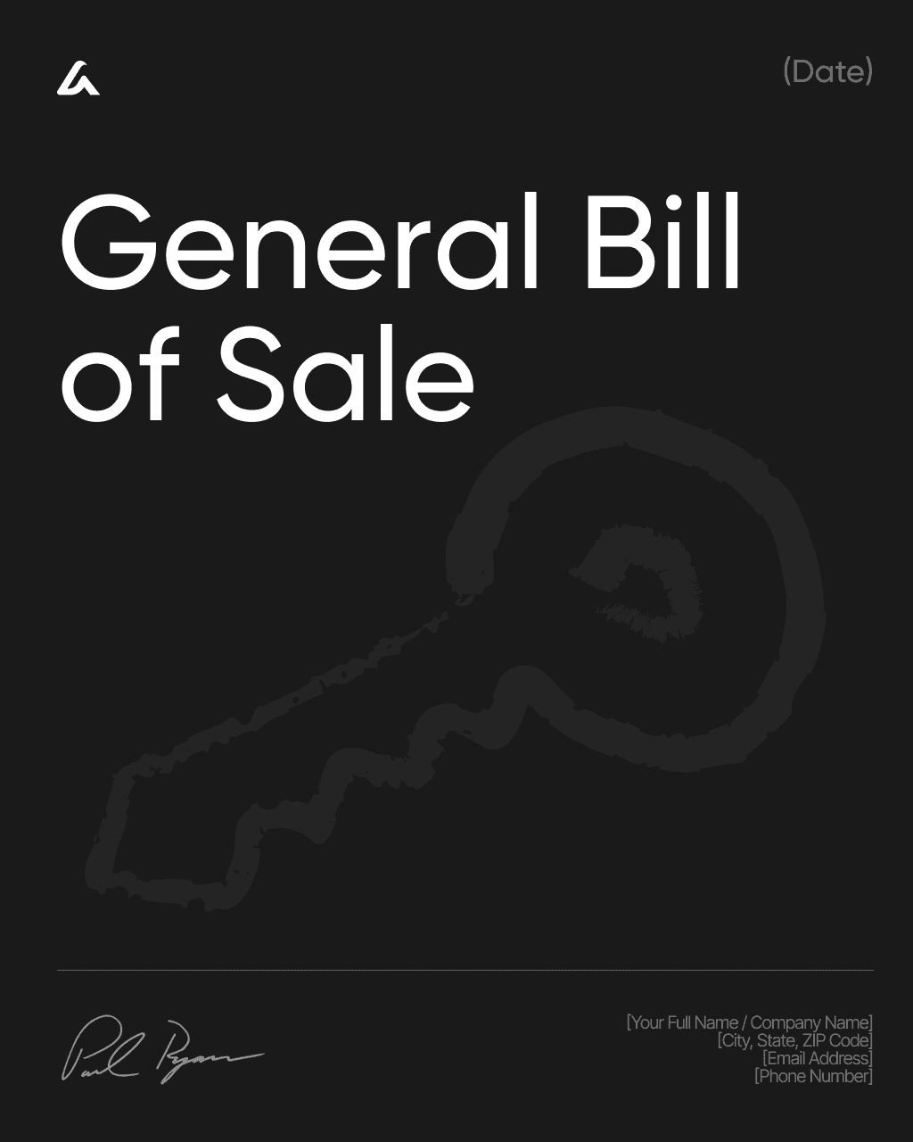 General Bill of Sale