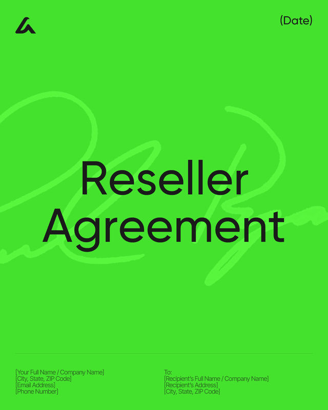 Reseller Agreement Template: Pricing, Territory and IP Rights