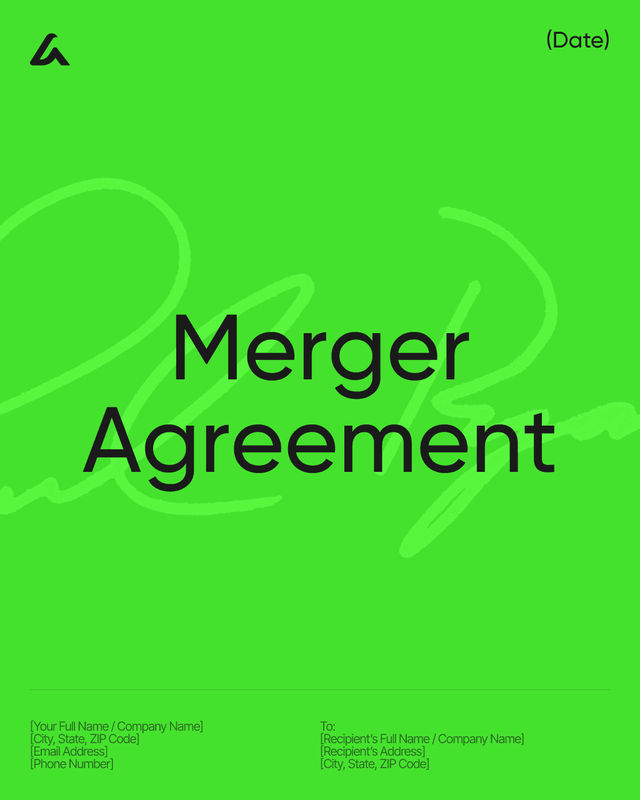Merger Agreement Template: Terms, Closing and Conditions