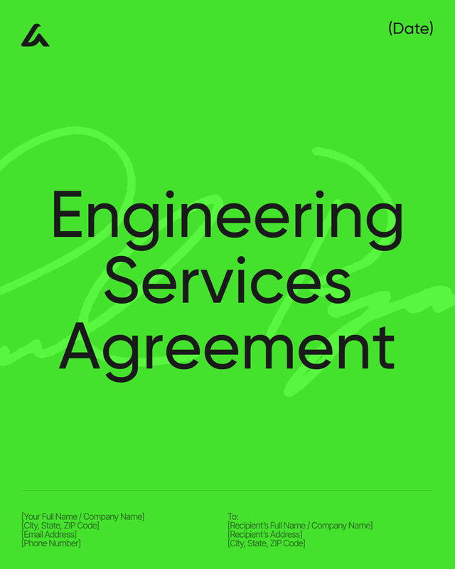Engineering Services Agreement Template: Fees and Scope