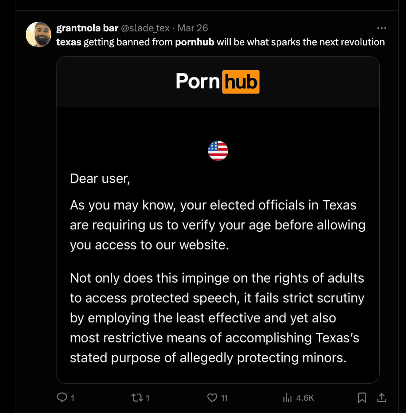 Texas' Pornhub Ban: Clash Over Online Liberties