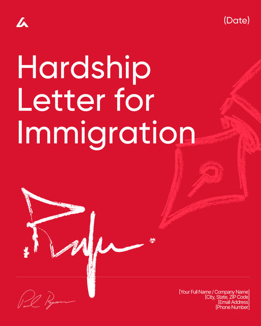 Hardship Letter for Immigration