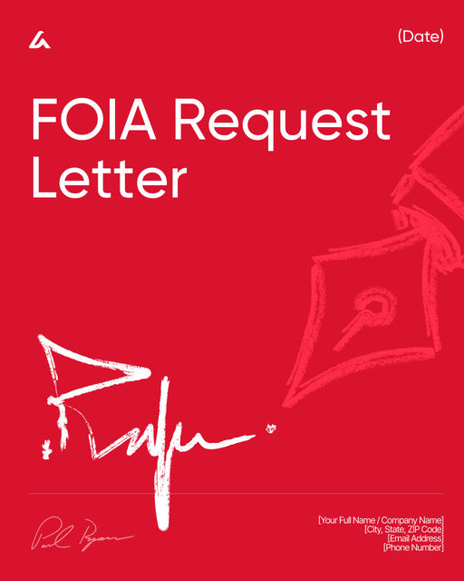 FOIA Request Letter