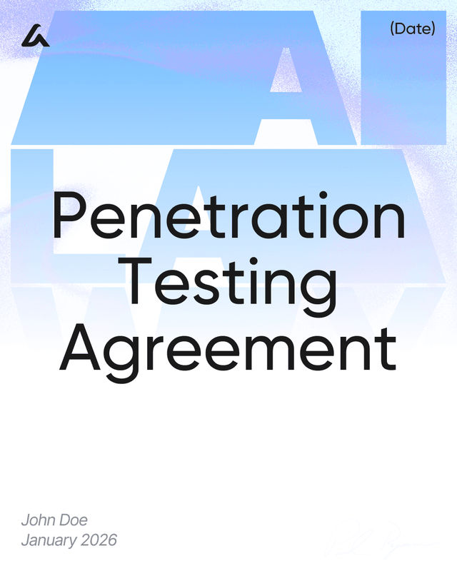 Penetration Testing Agreement Template: Scope and Rules