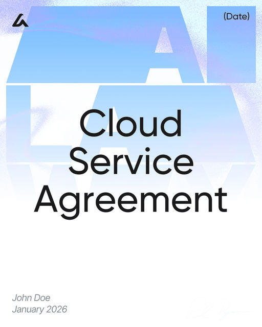 Cloud Service Agreement