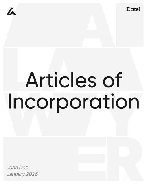 Articles of Incorporation