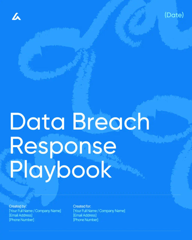 Data Breach Response Playbook Template