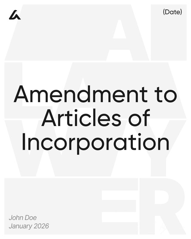 Amendment to Articles of Incorporation: Filing & Approval Guide