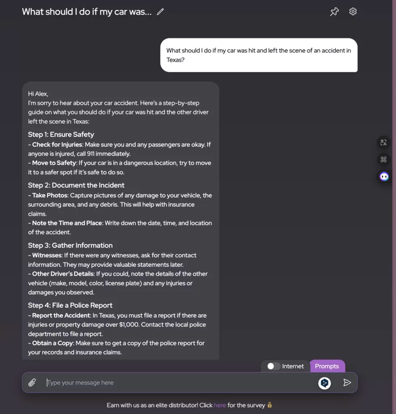 Example Request