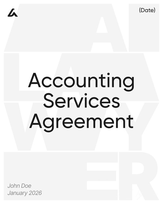 Accounting Services Agreement Template