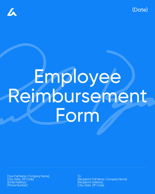 Employee Reimbursement Form Template: Expenses & Approval